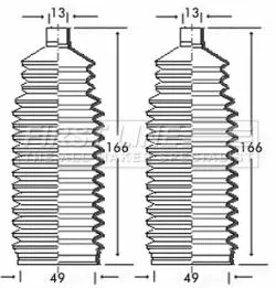 Bellow Kit, steering