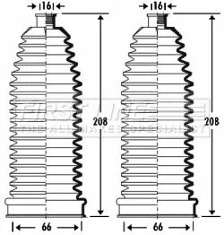 Bellow Kit, steering
