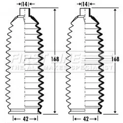 Bellow Kit, steering