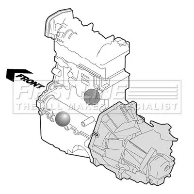FIRST LINE FIRST LINE (FEM3617) Mounting, engine 