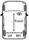 FIRST LINE FIRST LINE (FKB1045) Cable Pull, parking brake 