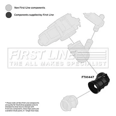 FIRST LINE FIRST LINE (FTH1447) Intake Hose, air filter 