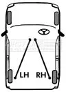 FIRST LINE FIRST LINE (FKB1128) Cable Pull, parking brake 