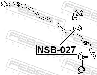 FEBEST FEBEST NSB-027 Mounting, stabiliser bar 