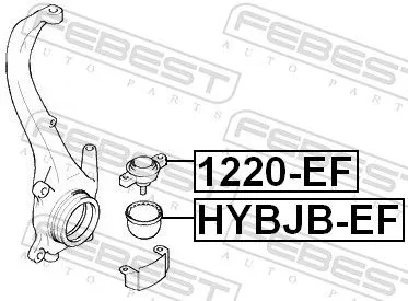 FEBEST FEBEST HYBJB-EF Repair kit, supporting/ball joint 