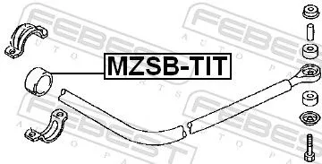 FEBEST FEBEST MZSB-TIT Mounting, stabiliser bar 