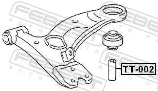 FEBEST FEBEST TT-002 Sleeve, control arm mounting 