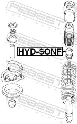 FEBEST FEBEST HYD-SONF Rubber Buffer, suspension 