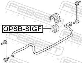FEBEST FEBEST OPSB-SIGF Mounting, stabiliser bar 
