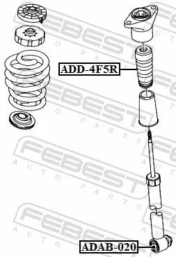 FEBEST FEBEST ADD-4F5R Rubber Buffer, suspension 