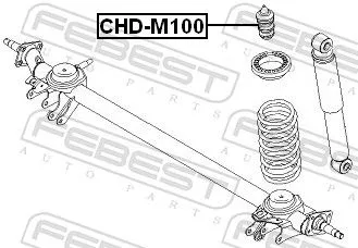 FEBEST FEBEST CHD-M100 Rubber Buffer, suspension 