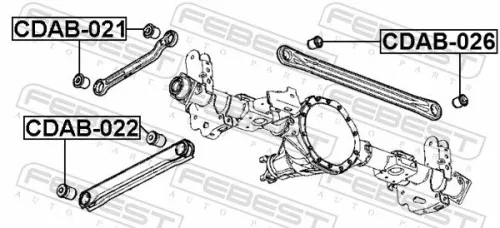 FEBEST FEBEST CDAB-026 Mounting, control/trailing arm 