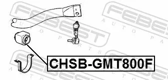 FEBEST FEBEST CHSB-GMT800F Mounting, stabiliser bar 