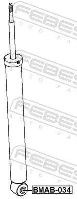 FEBEST FEBEST (BMAB-034) Bush, shock absorber 