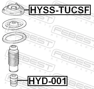 FEBEST FEBEST HYD-001 Rubber Buffer, suspension 