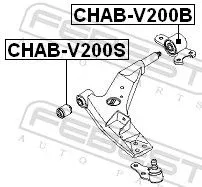 FEBEST FEBEST (CHAB-V200S) Mounting, control/trailing arm 