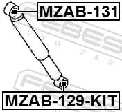 FEBEST FEBEST (MZAB-131) Bush, shock absorber 