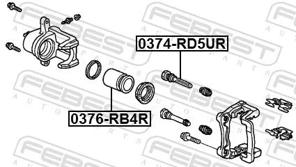 FEBEST FEBEST (0376-RB4R) Piston, brake caliper 