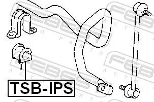 FEBEST FEBEST TSB-IPS Mounting, stabiliser bar 