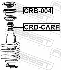 FEBEST FEBEST CRD-CARF Rubber Buffer, suspension 