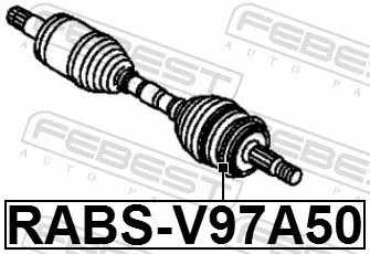 FEBEST FEBEST RABS-V97A50 Sensor Ring, ABS 