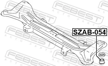 FEBEST FEBEST (SZAB-054) Bushing, axle beam 