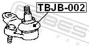 FEBEST FEBEST TBJB-002 Repair kit, supporting/ball joint 