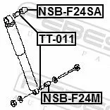 FEBEST FEBEST (TT-011) Spacer Bush, shock absorber 