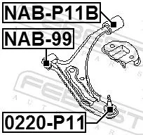 FEBEST FEBEST (0220-P11) Ball Joint 