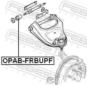 FEBEST FEBEST OPAB-FRBUPF Mounting, control/trailing arm 