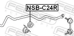 FEBEST FEBEST NSB-C24R Mounting, stabiliser bar 