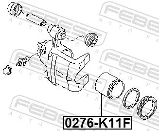 FEBEST FEBEST (0276-K11F) Piston, brake caliper 
