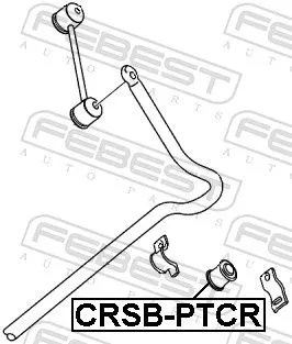 FEBEST FEBEST CRSB-PTCR Mounting, stabiliser bar 