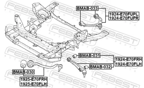 FEBEST FEBEST (BMAB-033) Mounting, control/trailing arm 