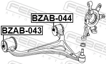 FEBEST FEBEST BZAB-044 Mounting, control/trailing arm 