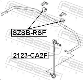 FEBEST FEBEST SZSB-RSF Mounting, stabiliser bar 
