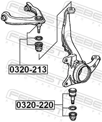 FEBEST FEBEST (0320-213) Ball Joint 