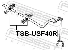 FEBEST FEBEST TSB-USF40R Mounting, stabiliser bar 