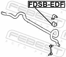 FEBEST FEBEST FDSB-EDF Mounting, stabiliser bar 