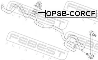FEBEST FEBEST (OPSB-CORCF) Mounting, stabiliser bar 