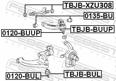FEBEST FEBEST 0120-BUUP Ball Joint 