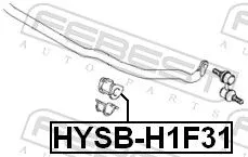 FEBEST FEBEST HYSB-H1F31 Mounting, stabiliser bar 