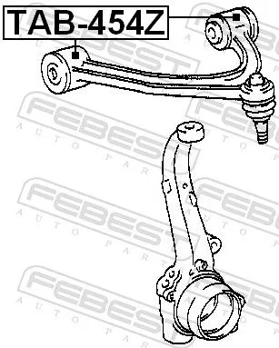 FEBEST FEBEST (TAB-454Z) Mounting, control/trailing arm 