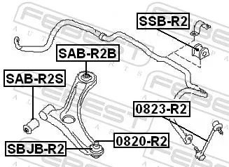 FEBEST FEBEST 0820-R2 Ball Joint 