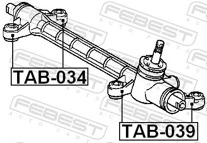 FEBEST FEBEST TAB-034 Mounting, steering gear 