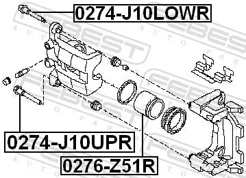 FEBEST FEBEST (0276-Z51R) Piston, brake caliper 