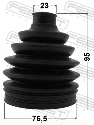 FEBEST FEBEST 1217P-CM10R Bellow, drive shaft 