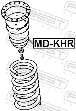 FEBEST FEBEST MD-KHR Rubber Buffer, suspension 