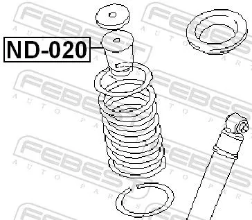 FEBEST FEBEST ND-020 Rubber Buffer, suspension 