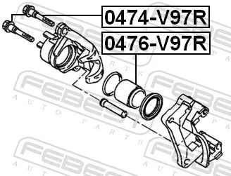 FEBEST FEBEST (0476-V97R) Piston, brake caliper 
